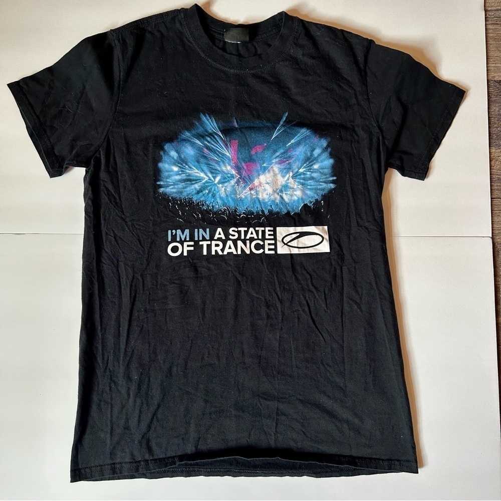 I’m In A State Of Trance Black Tee Concert Rave Tee Music Armin Van Buren
